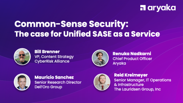 Common-Sense Security: The case for Unified SASE as a Service